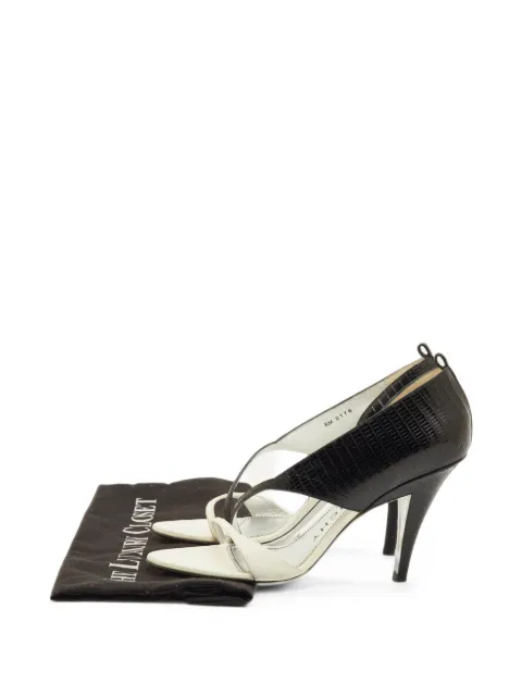 Givenchy Pre-Owned lizard-embossed d'Orsay sandals