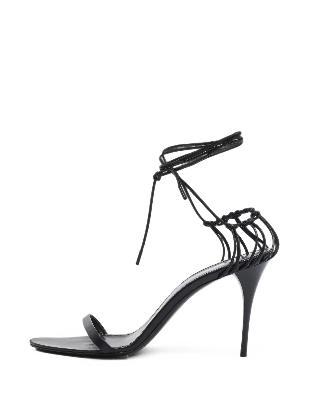 Saint Laurent Pre-Owned Lexi ankle strap sandals - Noir