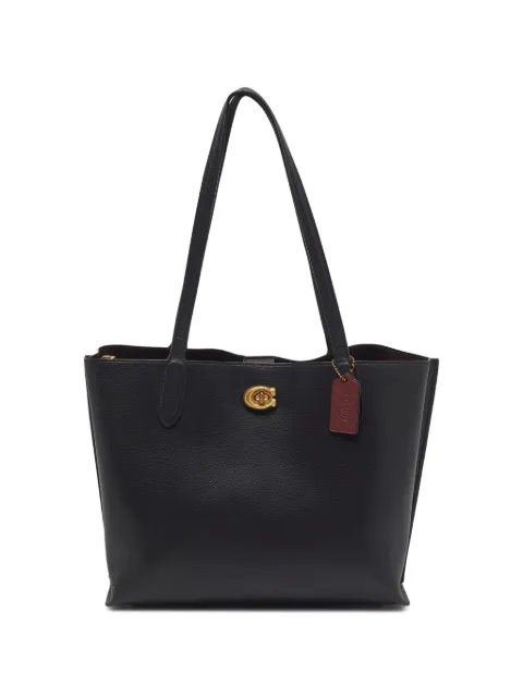 Coach Vintage bolso shopper Willow con cierre giratorio