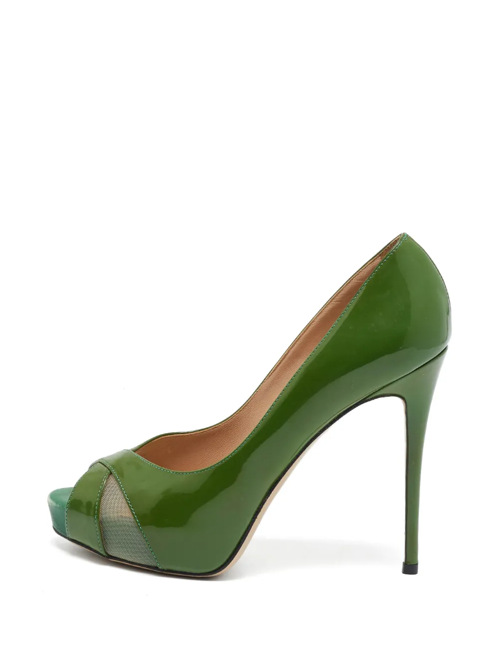 Valentino Garavani Pre-Owned peep-toe pumps - Grün