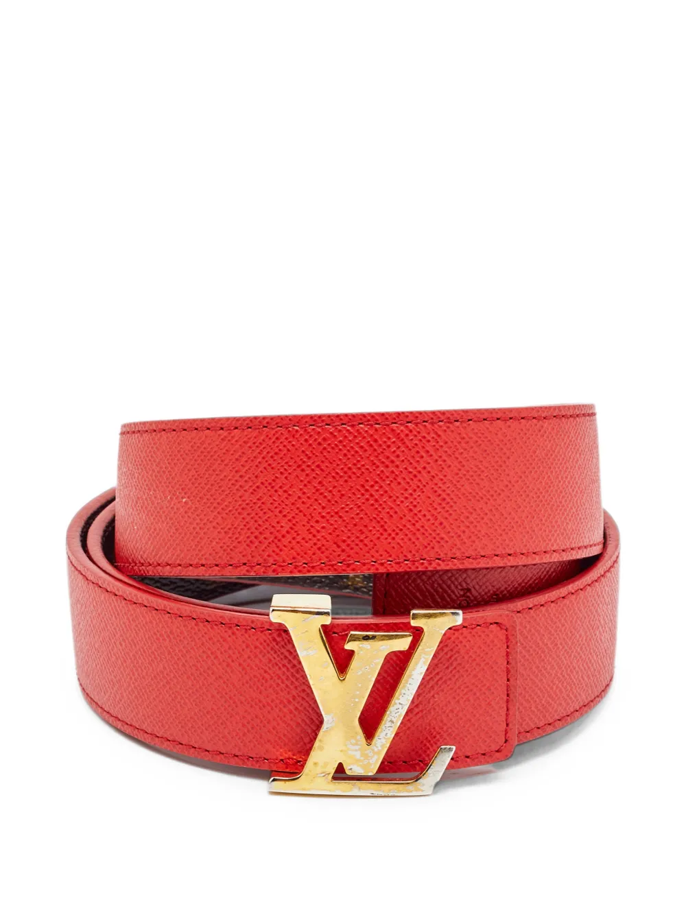 Louis Vuitton Pre-Owned 2019 LV Initiales reversible belt - Rosso