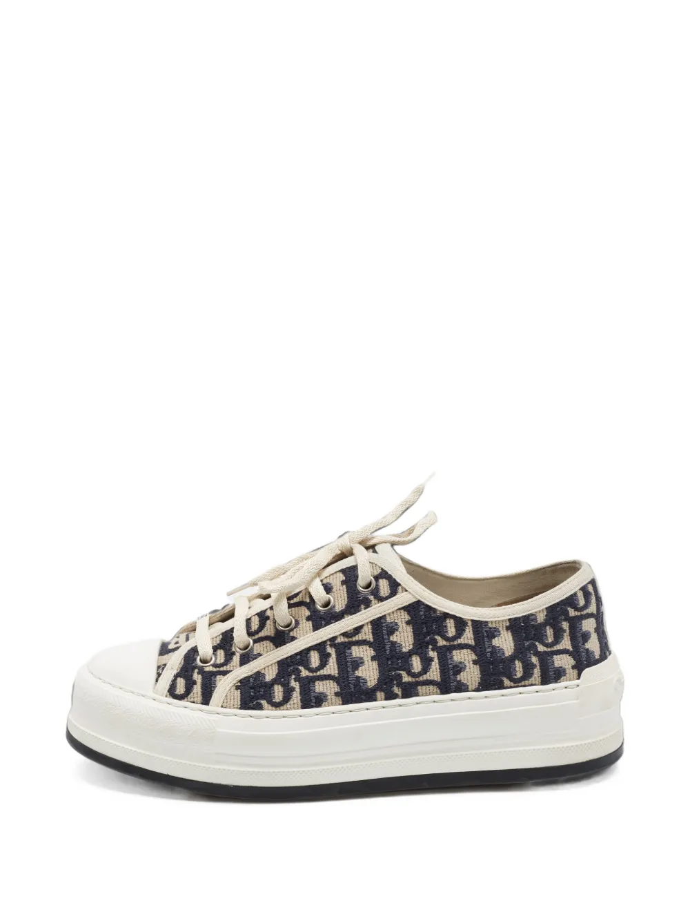 Christian Dior Pre-Owned Walk'n'Dior Oblique sneakers - Bleu Christian Dior Pre-Owned Walk'n'Dior Oblique sneakers - Bleu