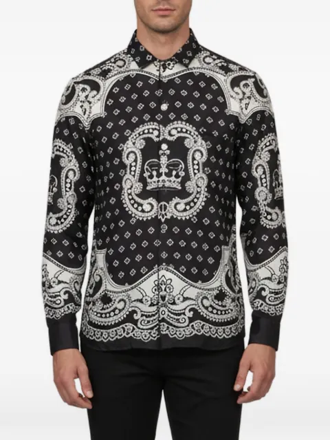 Dolce & Gabbana Pre-Owned Seidenhemd mit Bandana-Print