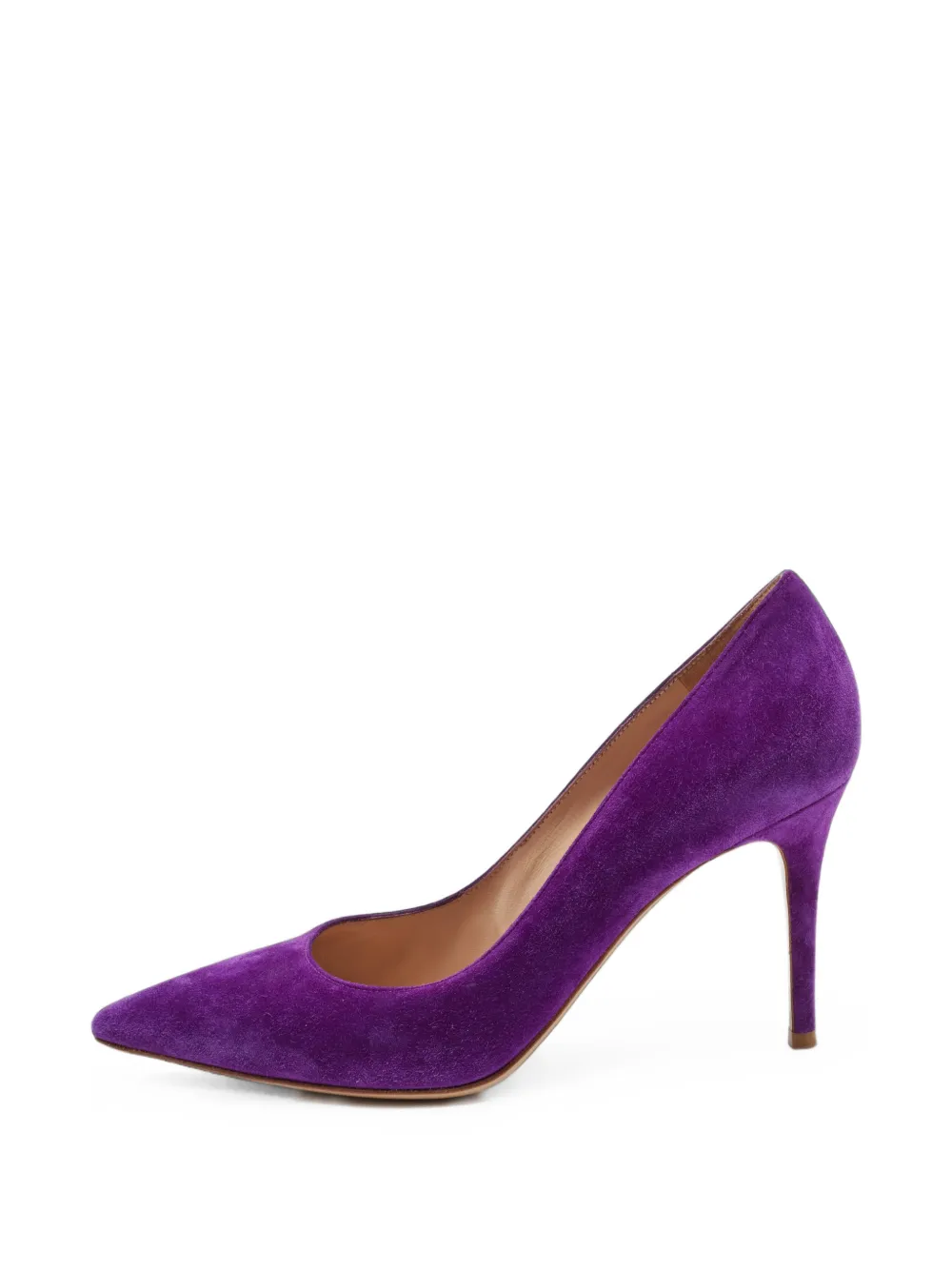 Gianvito Rossi point-toe heeled pumps - Violet Gianvito Rossi point-toe heeled pumps - Violet