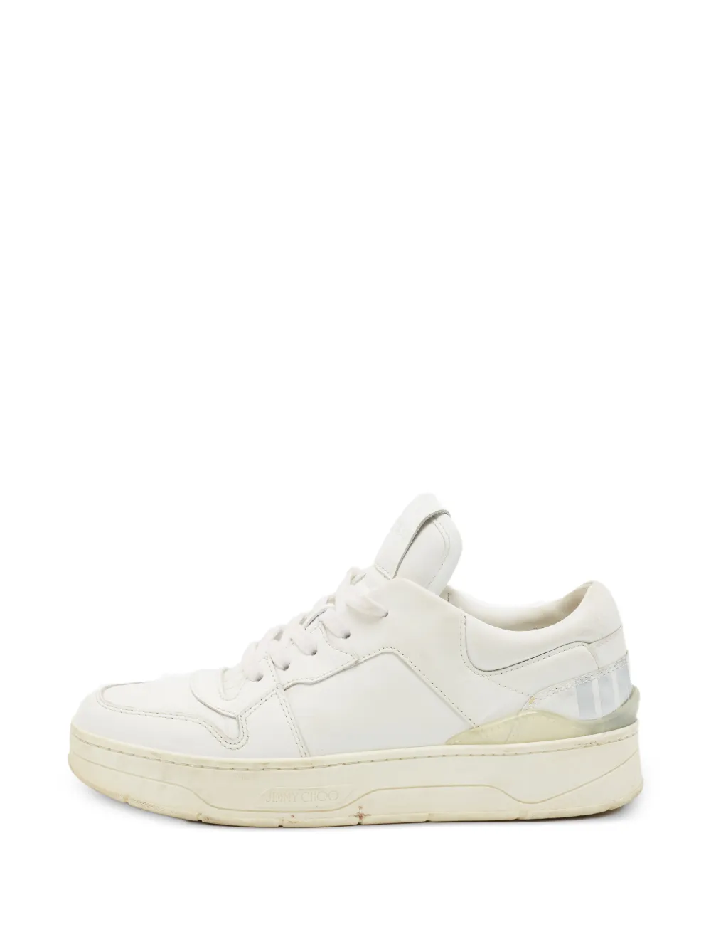 Jimmy Choo Pre-Owned Florent/F lace-up sneakers - Weiß