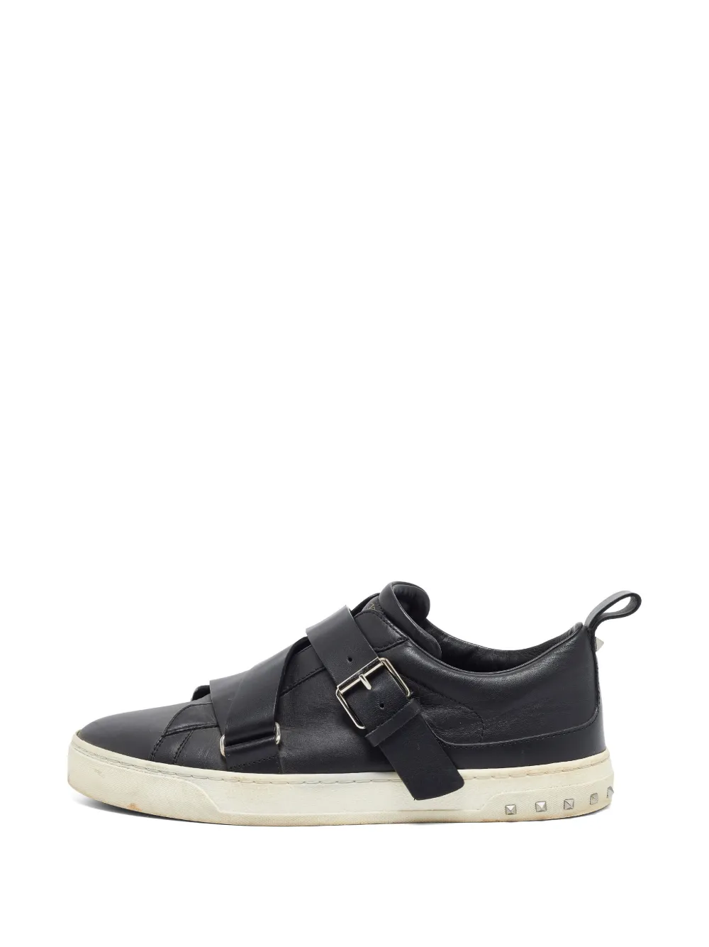 Valentino Garavani Pre-Owned V-Punk buckled sneakers - Schwarz
