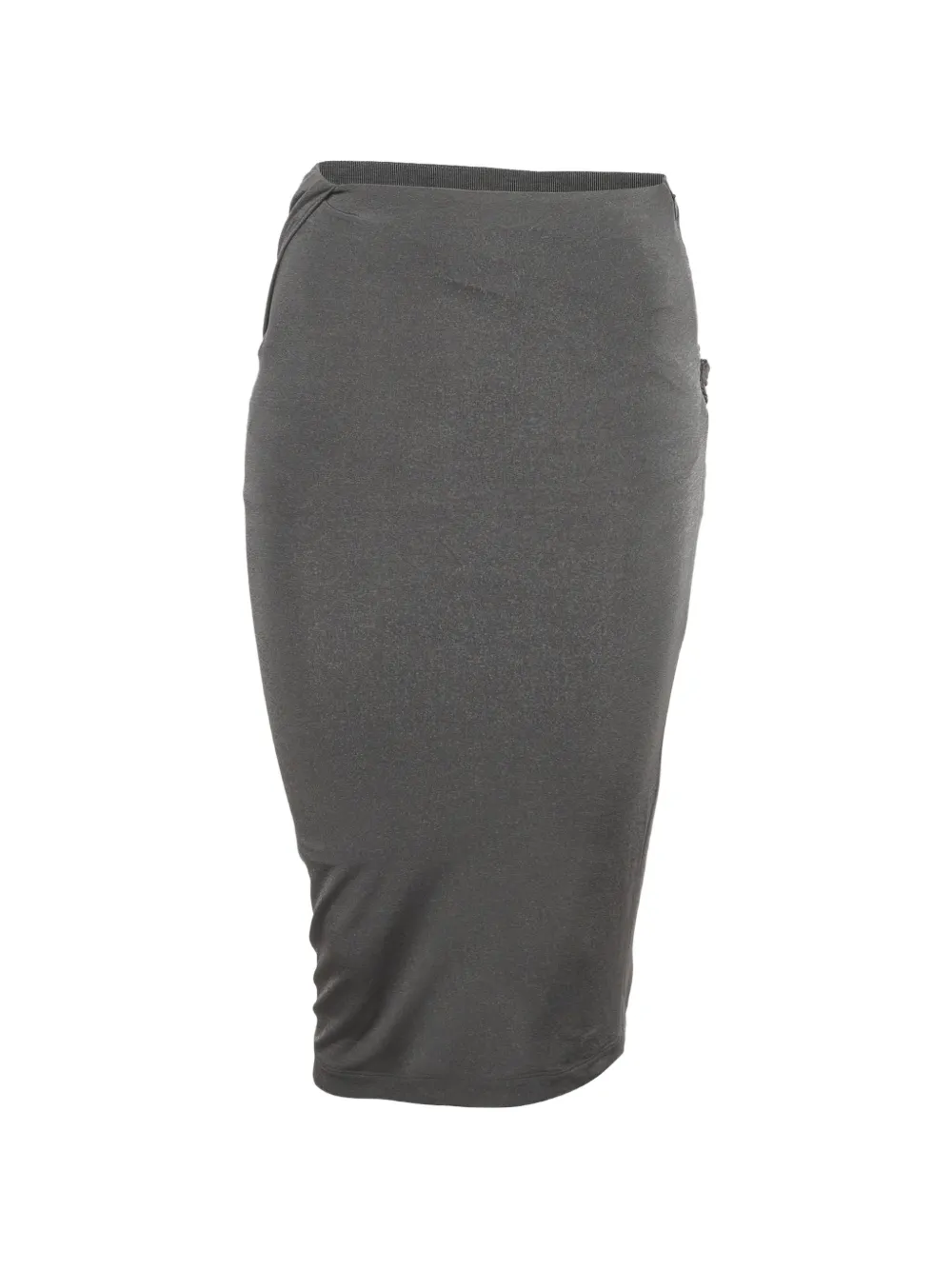 Givenchy Pre-Owned Gonna midi a matita con zip - Grigio