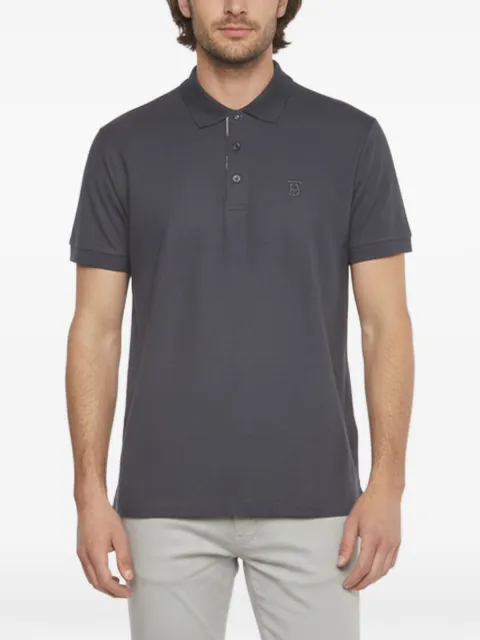 Burberry Pre-Owned logo embroidered polo shirt