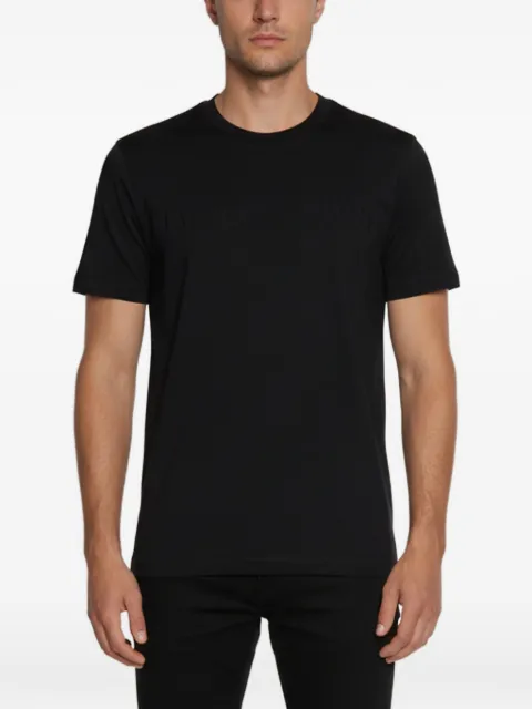 Emporio Armani Pre-Owned logo-embroidered T-shirt