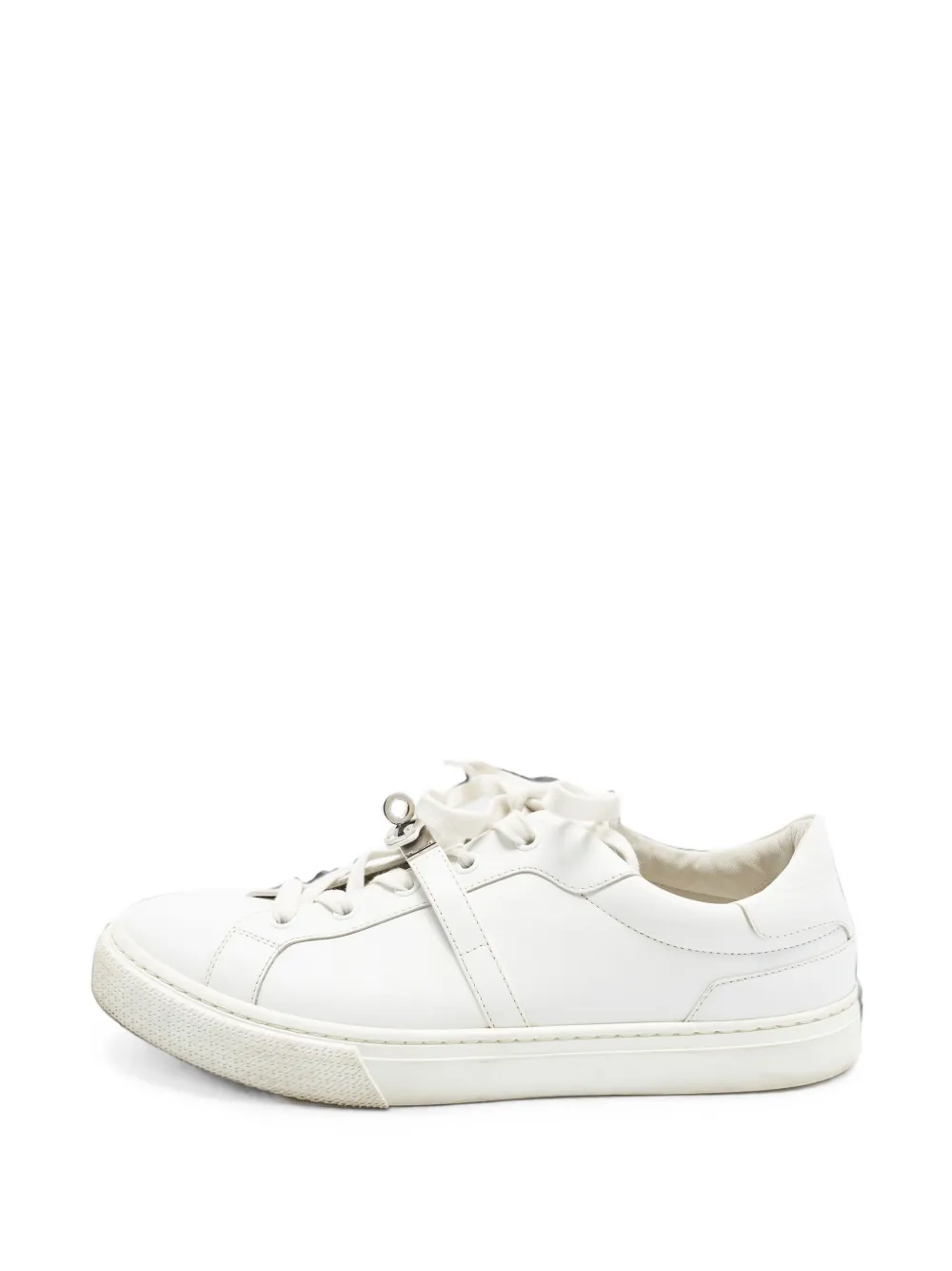 Hermès Pre-Owned Day Kelly buckle sneakers - Blanc Hermès Pre-Owned Day Kelly buckle sneakers - Blanc