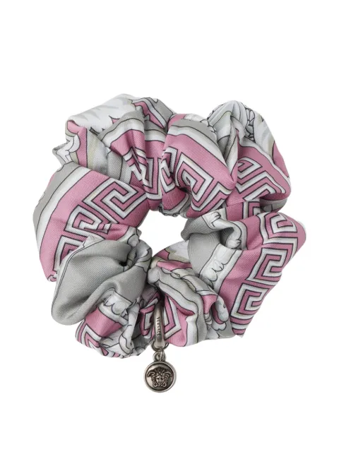 Versace Greca-print Medusa scrunchie