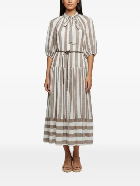 ZIMMERMANN vestido camisero largo Acacia con cinturón