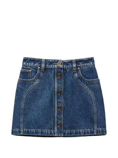 Versace denim mini skirt