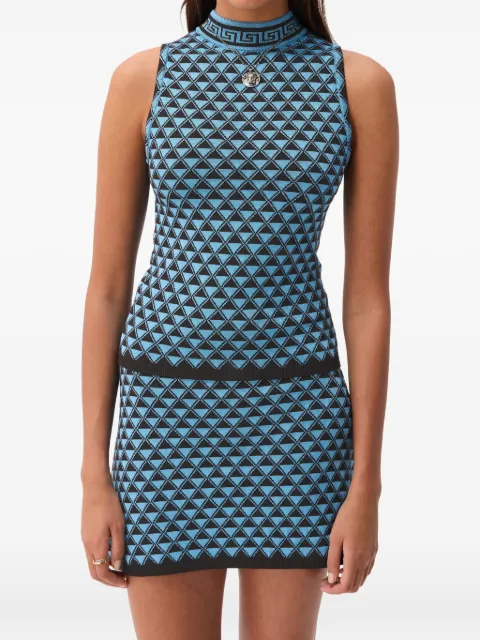 Versace top Greca con motivo geométrico
