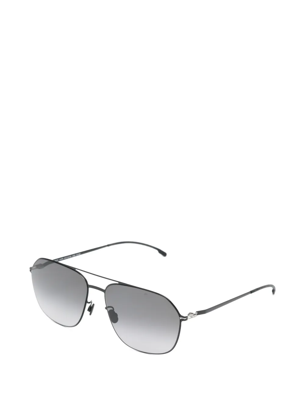 Mykita Laven zonnebril met pilotenmontuur Zwart