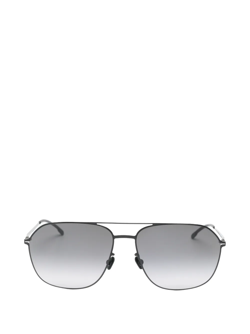 Mykita Laven zonnebril met pilotenmontuur Zwart