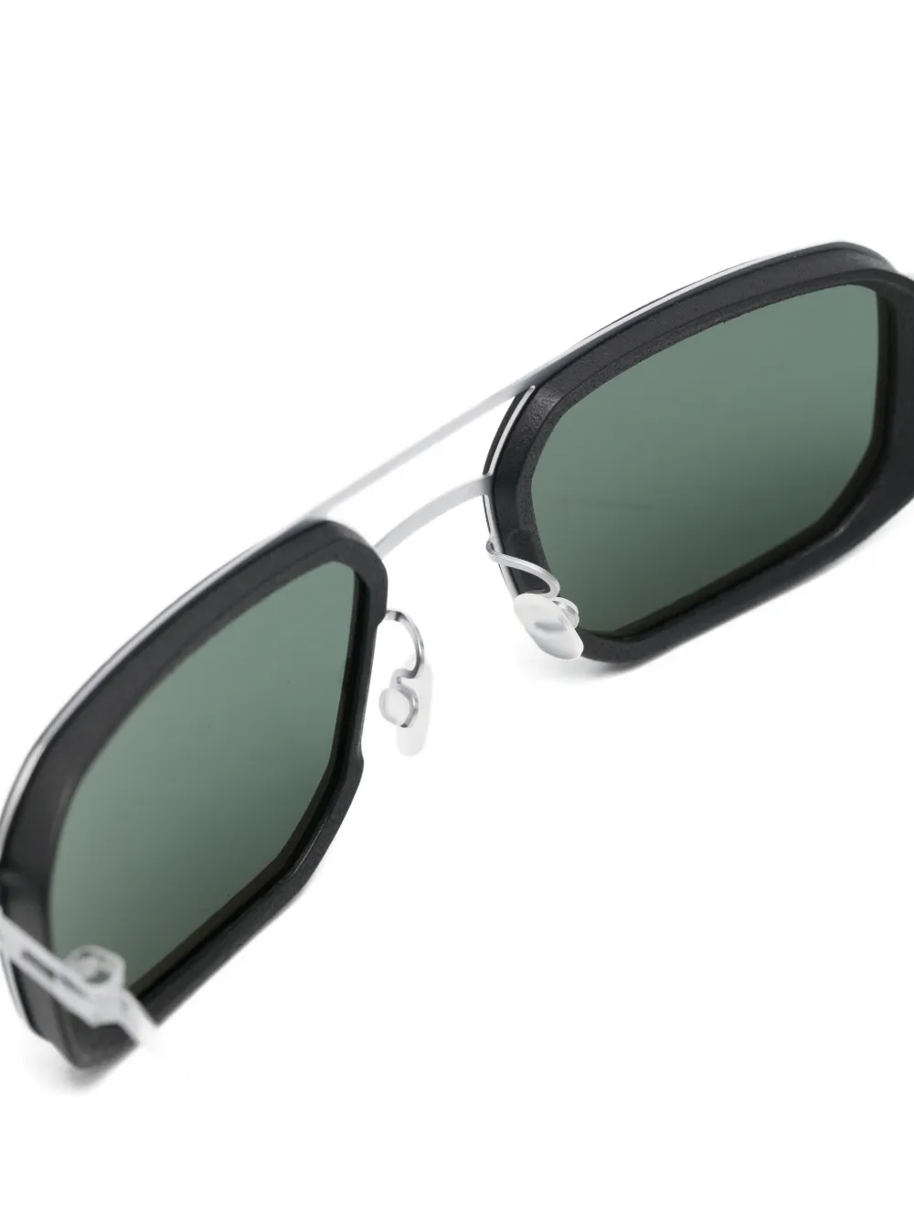 Mykita Leica zonnebril met navigatormontuur Zwart