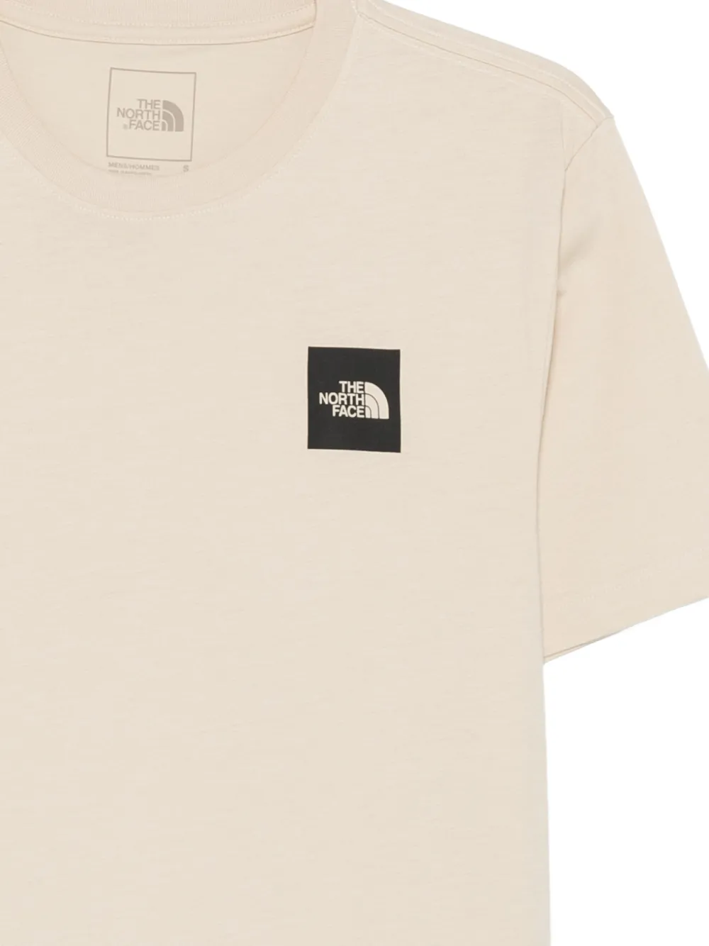 The North Face logo-patch T-shirt Beige