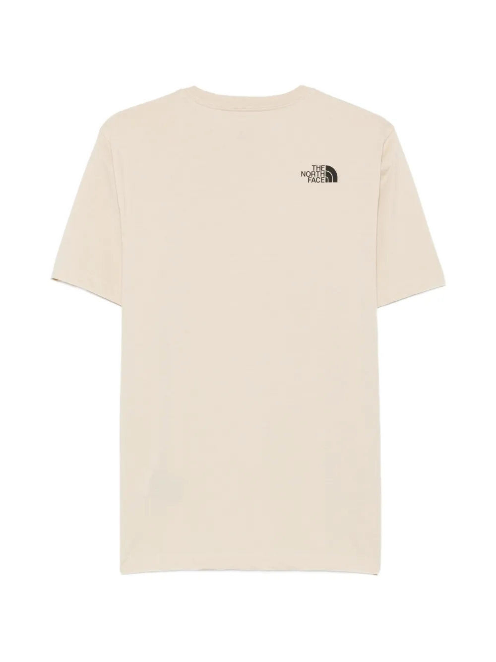 The North Face logo-patch T-shirt Beige