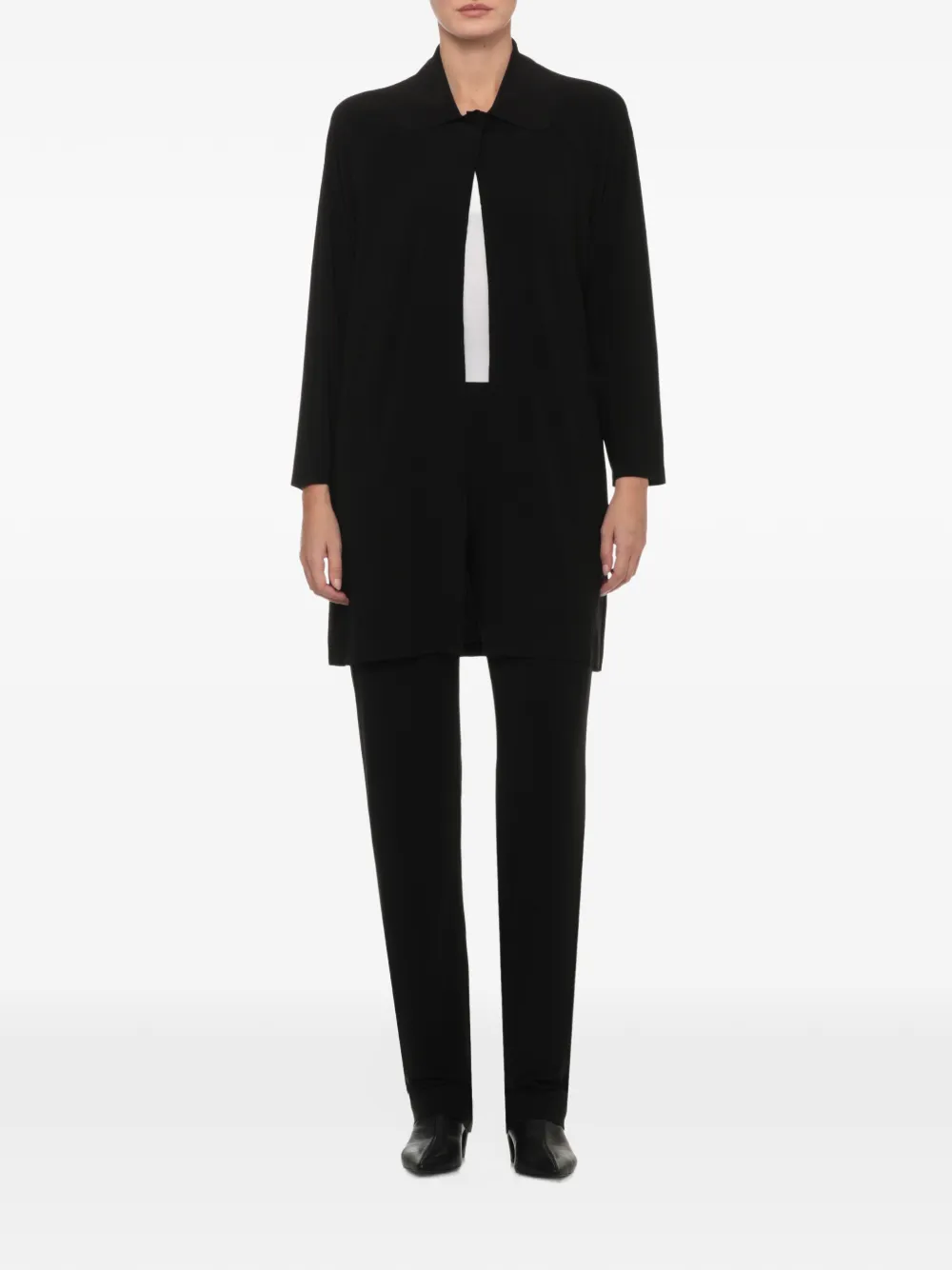 Norma Kamali straight-leg trousers Zwart
