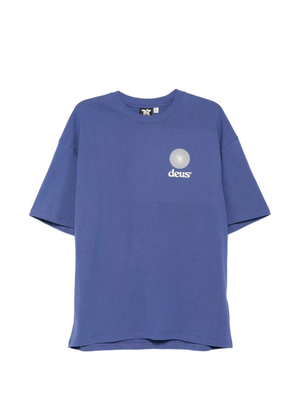 Deus Ex Machina Strata OS T-shirt met logo-print Blauw