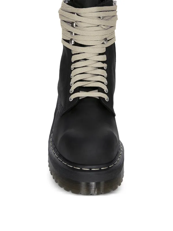 Dr. Martens x Rick Owens Quad Sole Boots | Black | FARFETCH