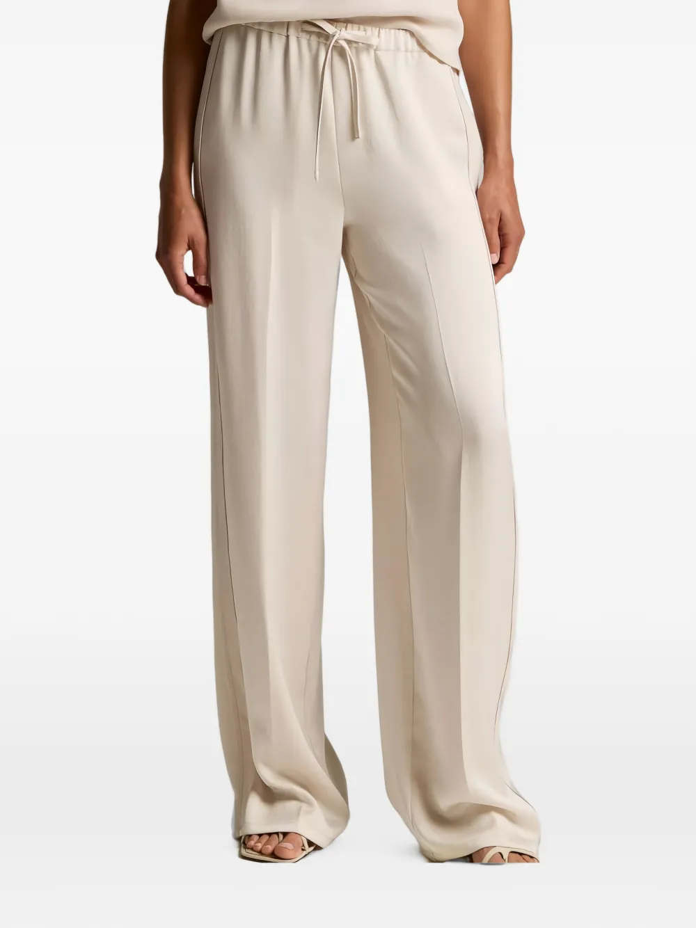 Vince drawstring wide-leg track pants - Toni neutri