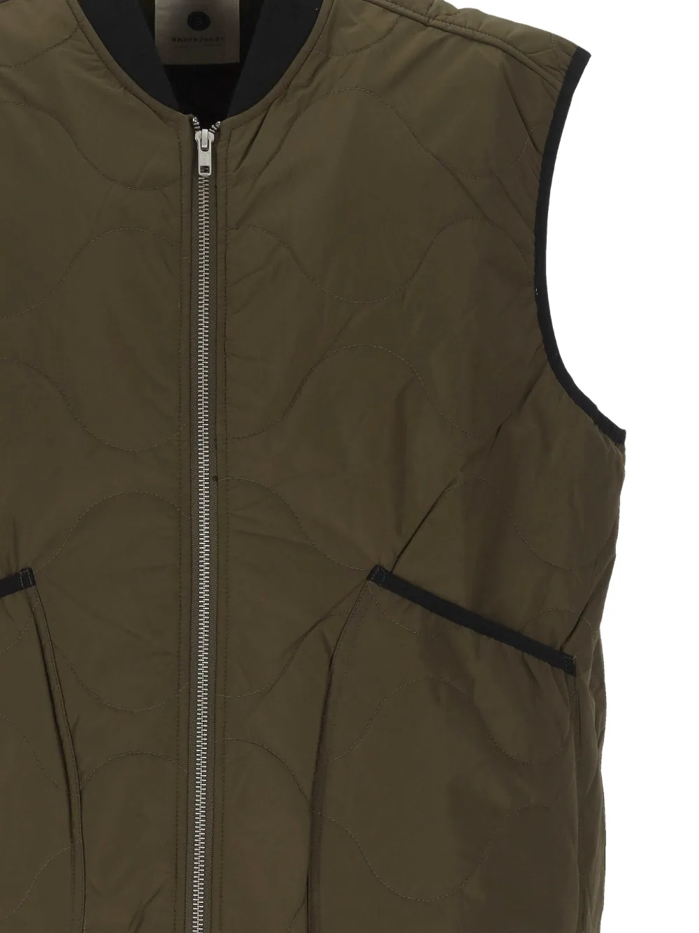 ANERKJENDT Akrobin gewatteerde bodywarmer Groen