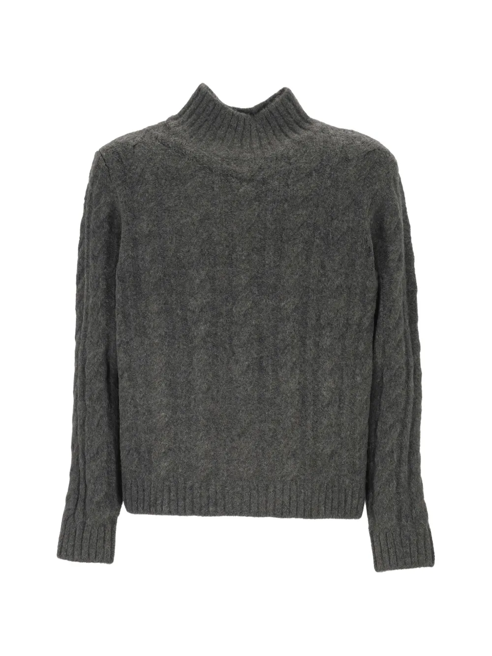 KEELING cable-knit mock-neck sweater