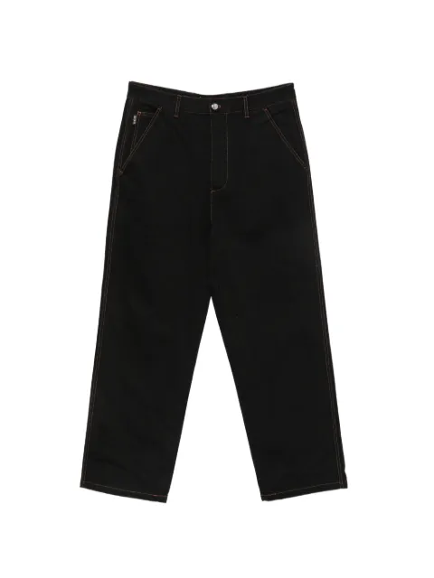 Deus Ex Machina contrast-stitch straight-leg trousers