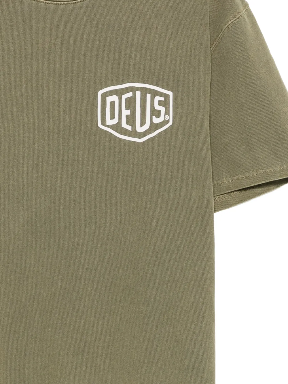 Deus Ex Machina T-shirt met logoprint Groen