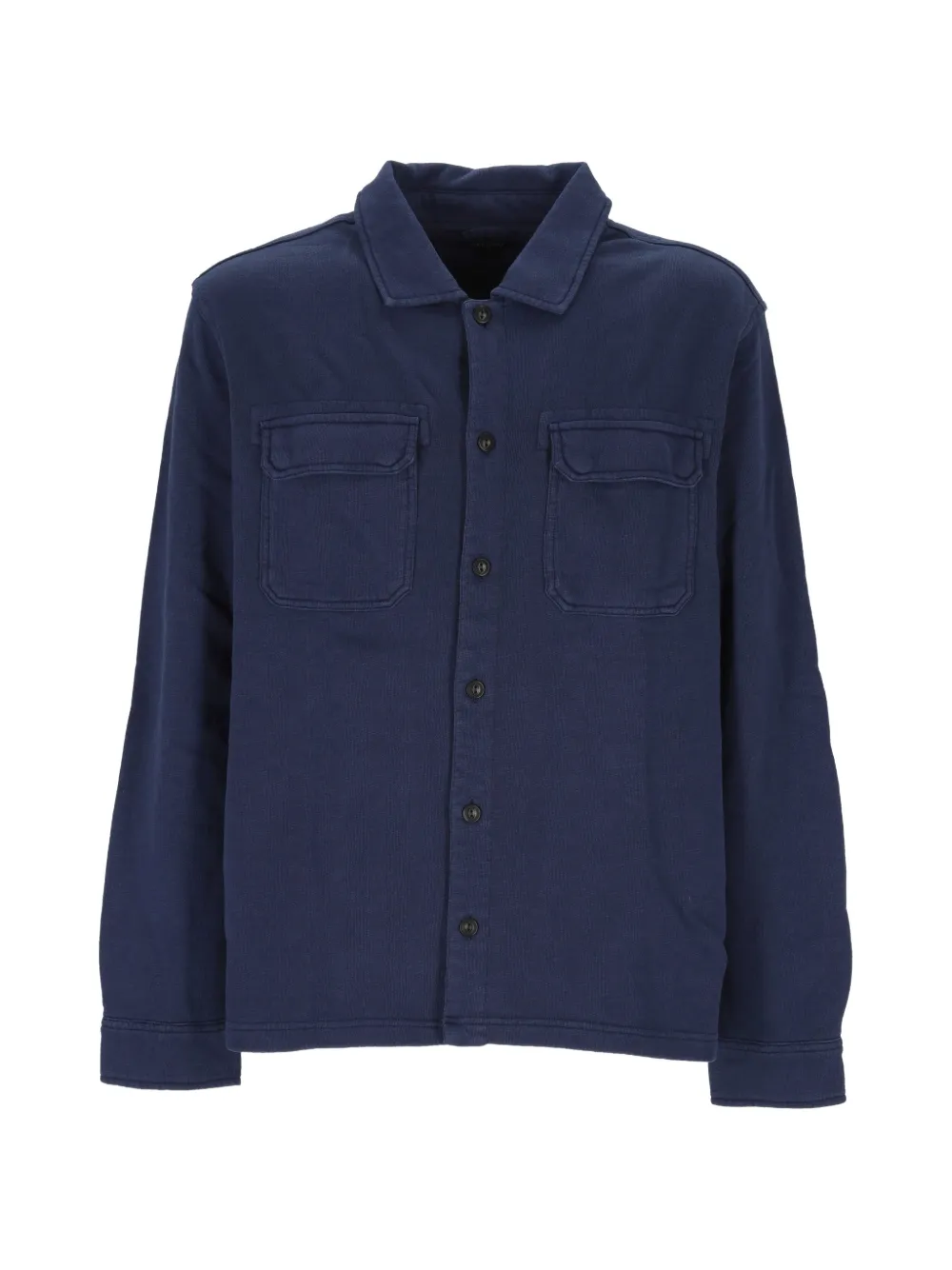 KEELING button-up flap-pocket shirt