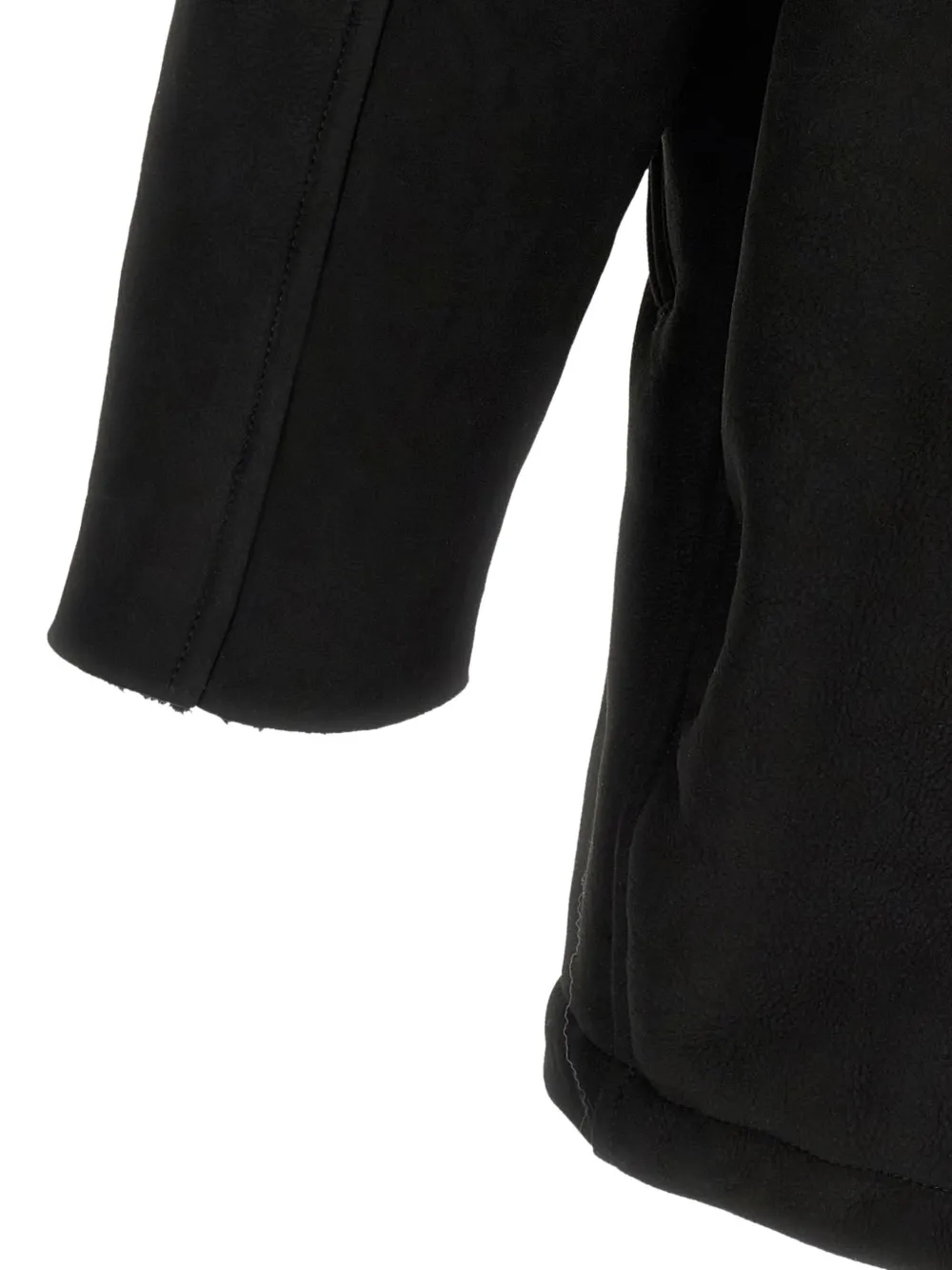 Giorgio Brato Oversized mantel Zwart