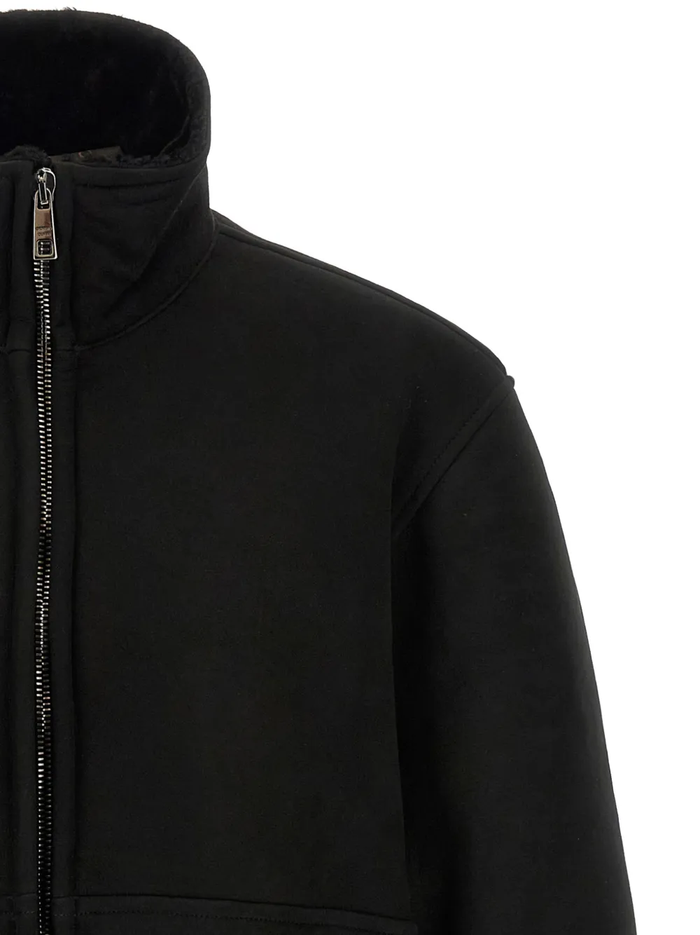 Giorgio Brato Oversized mantel Zwart