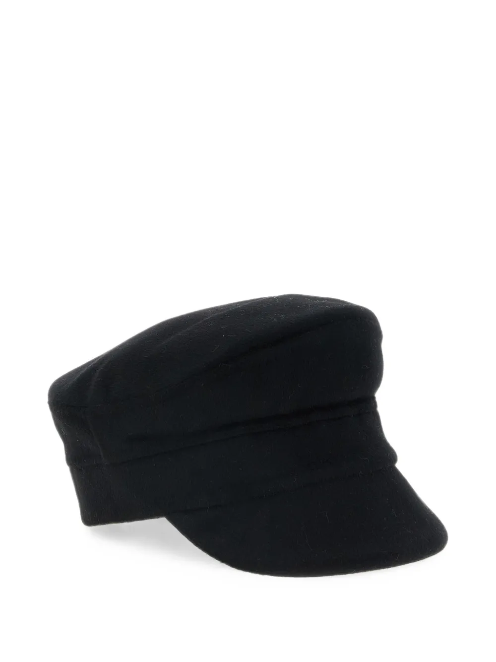 P.A.R.O.S.H. paneled wool baker boy hat Zwart