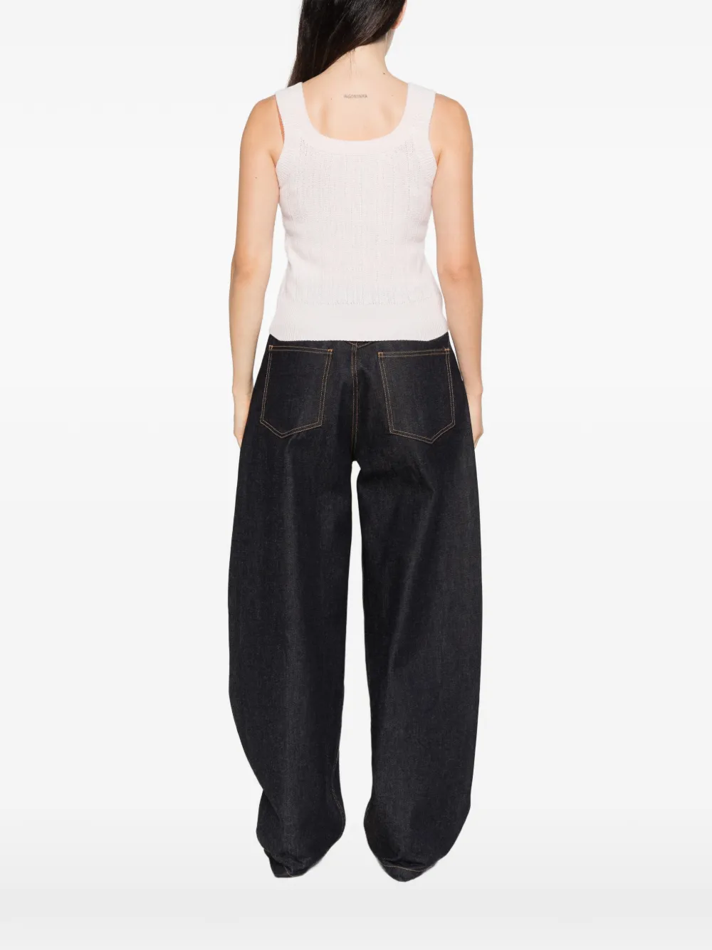 Ermanno Scervino open-knit vest Roze