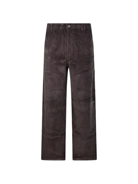 COOR corduroy straight-leg trousers