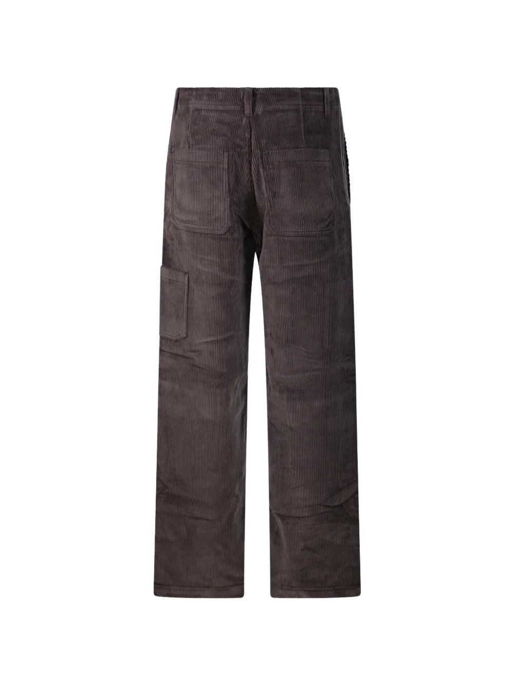 COOR Ribfluwelen straight broek Grijs