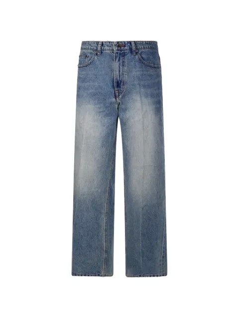 COOR faded straight-leg jeans
