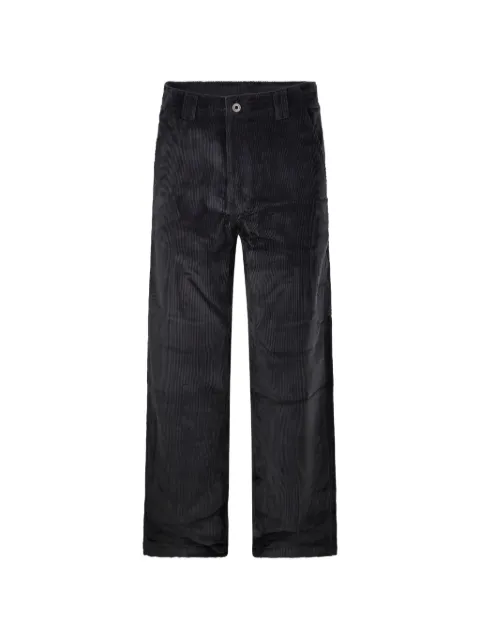 COOR belt-loop corduroy trousers
