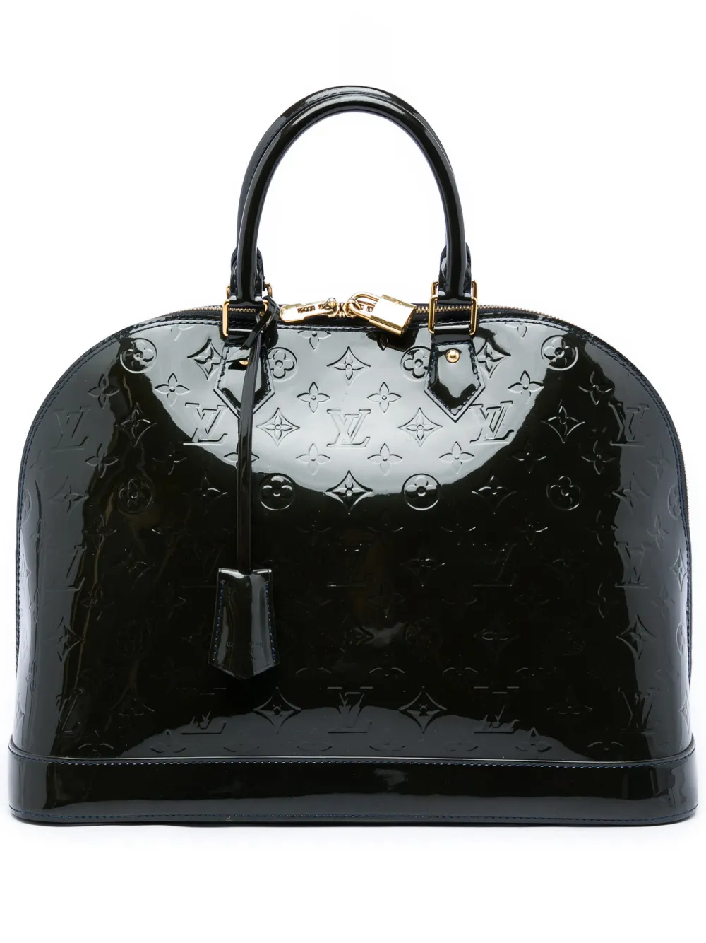 Louis Vuitton Pre-Owned 2011 Monogram Vernis Alma GM handbag - Blue