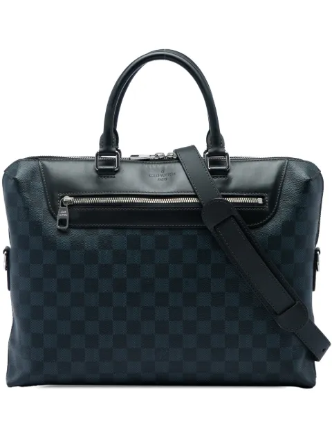Louis Vuitton Pre-Owned 2018 Damier Cobalt Porte Documents Jour business bag