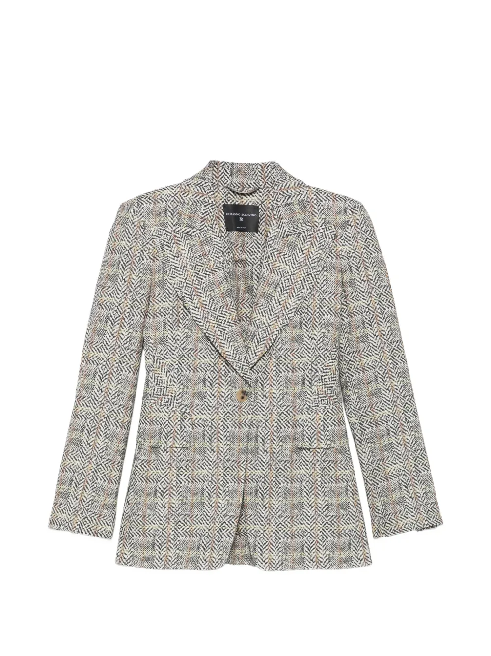 Ermanno Scervino check-pattern blazer - Grau