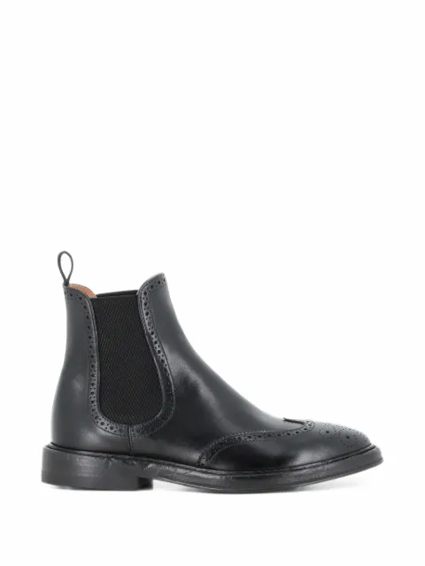 Alberto Fasciani brogue-detail leather Chelsea boots