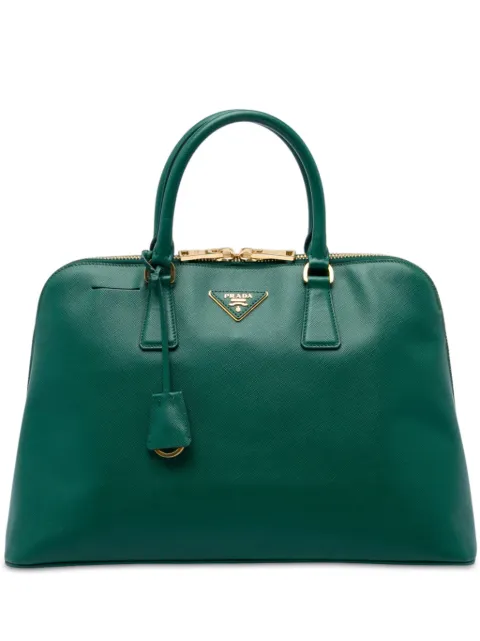 Prada Pre-Owned 2013-2026 große Saffiano Lux Promenade Satchel-Tasche
