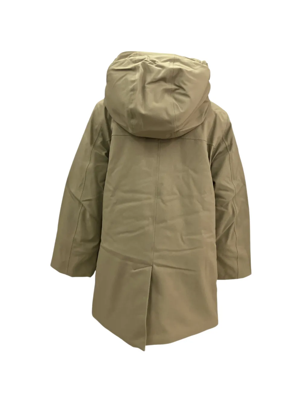 K Way Kids Jas met logopatch en capuchon Groen