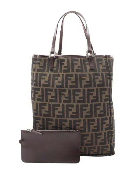 Fendi Pre-Owned tote de lona Zucca 2000-2010