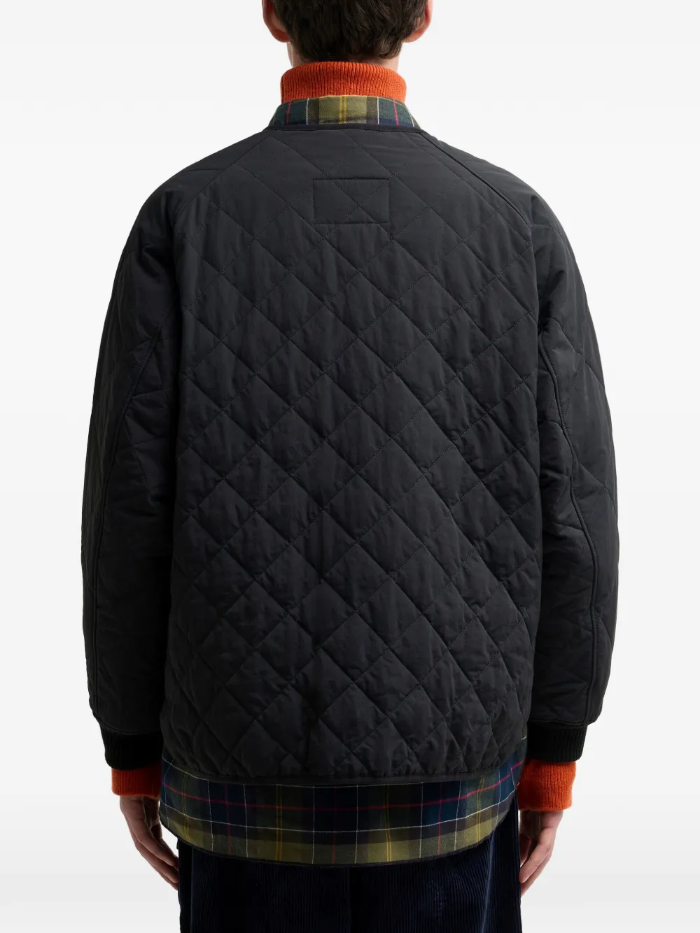Barbour x Norbit gewatteerd jack met vlakken Zwart