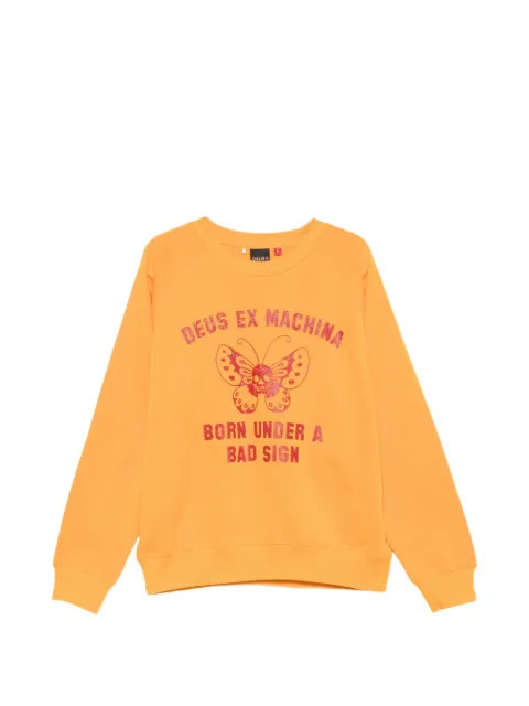 Deus Ex Machina graphic-print raglan-sleeve sweater