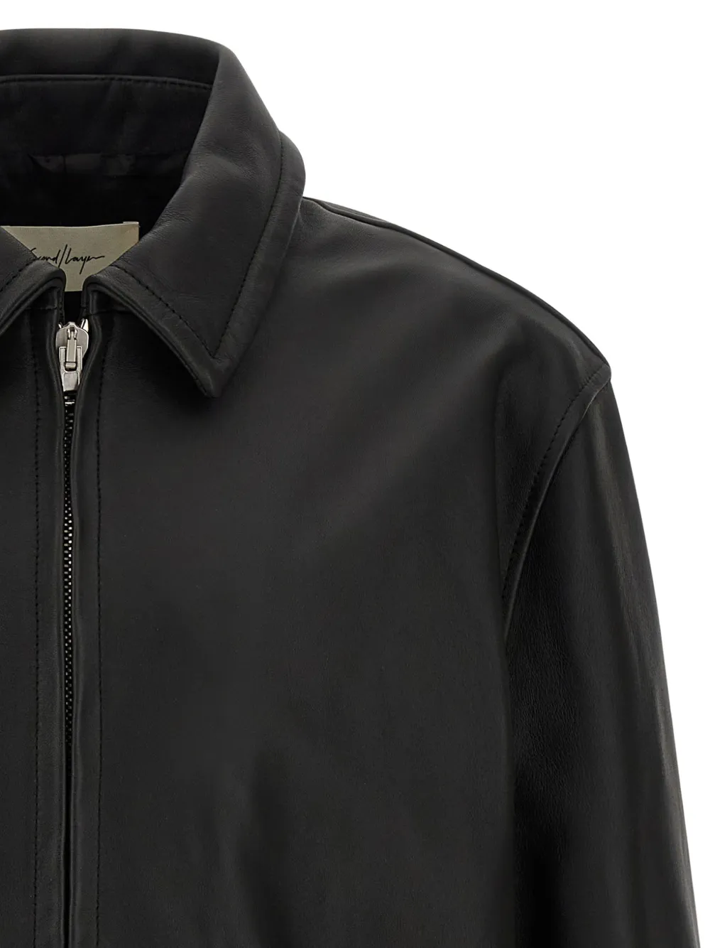 RIDER STUD-EMBELLISHED LEATHER JACKET
